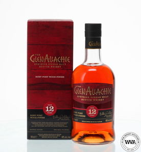 GLENALLACHIE 12 YEAR OLD RUBY PORT WOOD FINISH GLENALLACHIE 12 YEAR OLD RUBY PORT WOOD FINISH