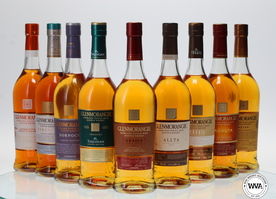 GLENMORANGIE SCOTCH WHISKY SET 9x70cl