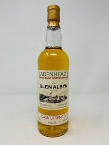 GLEN ALBYN 1975 CASK STRENGTH CADENHEADS CASK #3344 GLEN ALBYN 1975 CASK STRENGTH CADENHEADS CASK #3344