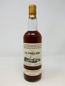 CLYNELISH 1972 CADENHEADS WHITE LABEL CASK STRENGTH #5643 