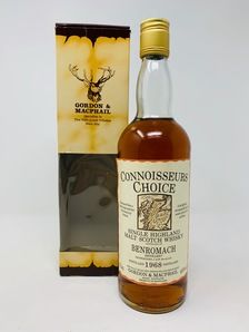 BENROMACH 1968 CONNOISSEURS CHOICE "CREAM MAP LABEL" BENROMACH 1968 CONNOISSEURS CHOICE "CREAM MAP LABEL"