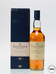 TALISKER 10 YEAR OLD OLD MAP LABEL PRE 2012