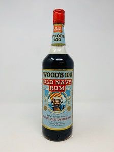 WOODS 100 OLD NAVY RUM OLD BOTTLING WOODS 100 OLD NAVY RUM OLD BOTTLING