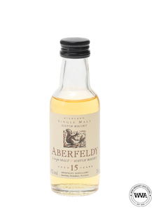 ABERFELDY 15 YEAR OLD FLORA AND FAUNA MINIATURE ABERFELDY 15 YEAR OLD FLORA AND FAUNA MINIATURE