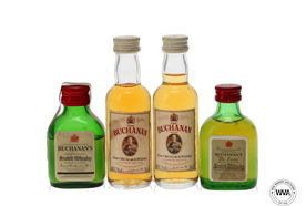 BUCHANAN WHISKY MINIATURES BUCHANAN WHISKY MINIATURES
