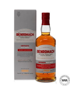 Benromach 2014 Contrasts Peat Smoke Sherry Cask Matured