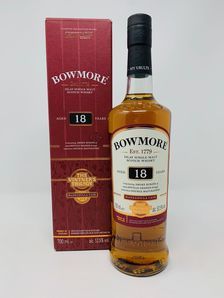 BOWMORE 18 YEAR OLD VINTNERS TRILOGY 1 MANZANILLA CASK BOWMORE 18 YEAR OLD VINTNERS TRILOGY 1 MANZANILLA CASK