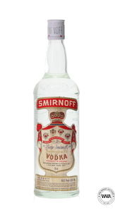 SMIRNOFF RED LABEL VODKA 1980's SMIRNOFF RED LABEL VODKA 1980's
