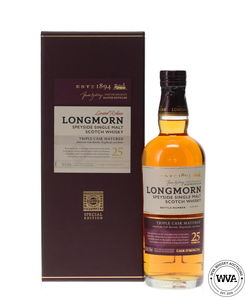 LONGMORN 25 YEAR OLD CASK STRENGTH LIMITED RELEASE LONGMORN 25 YEAR OLD CASK STRENGTH LIMITED RELEASE