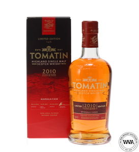 TOMATIN 12 YEAR OLD 2010 MARSALA CASKS - ITALIAN COLLECTION 2023 TOMATIN 12 YEAR OLD 2010 MARSALA CASKS - ITALIAN COLLECTION 2023