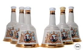 BELLS ROYAL WEDDING DECANTER PRINCE ANDREW SARAH JANE FERGUSON 6X75CL