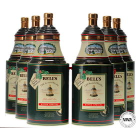 BELLS DECANTER CHRISTMAS 1989 (6X75CL FULL CASE) BELLS DECANTER CHRISTMAS 1989 (6X75CL FULL CASE)