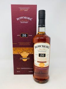 BOWMORE 26 YEAR OLD VINTNERS TRILOGY FRENCH OAK BARRIQUE BOWMORE 26 YEAR OLD VINTNERS TRILOGY FRENCH OAK BARRIQUE