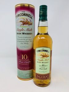 TYRCONNELL 10 YEAR OLD SINGLE MALT IRISH WHISKEY PORT CASKS TYRCONNELL 10 YEAR OLD SINGLE MALT IRISH WHISKEY PORT CASKS