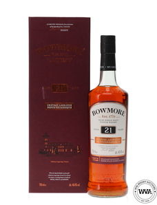 BOWMORE 21 YEAR OLD - CHATEAU LAGRANGE FRENCH OAK BARRIQUES BOWMORE 21 YEAR OLD - CHATEAU LAGRANGE FRENCH OAK BARRIQUES
