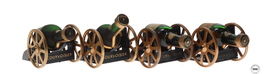 COURVOISIER COGNAC CANNON MINIATURES COURVOISIER COGNAC CANNON MINIATURES