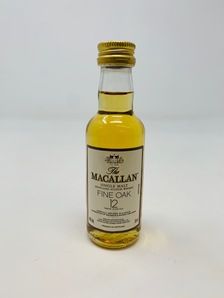 THE MACALLAN FINE OAK 12 YEAR OLD MINIATURE THE MACALLAN FINE OAK 12 YEAR OLD MINIATURE