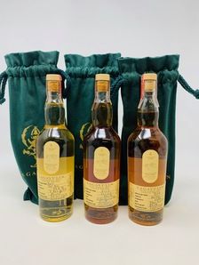 3 X LAGAVULIN 20CL HAND FILL BOTTLES 