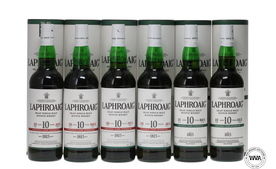LAPHROAIG 10 YEAR OLD ORIGINAL CASK STRENGTH BATCH 007-012 LAPHROAIG 10 YEAR OLD ORIGINAL CASK STRENGTH BATCH 007-012