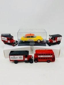 5 X MACALLAN THEMED TRUCKS CAR AND BUS
