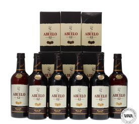 ABUELO 12 YEAR OLD GRAN RESERVA RUM 6x70cl