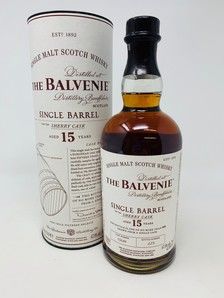 BALVENIE 15 YEAR OLD SINGLE BARREL SHERRY CASK BALVENIE 15 YEAR OLD SINGLE BARREL SHERRY CASK