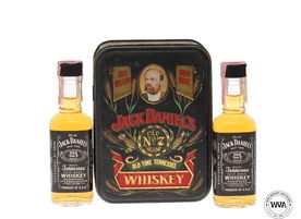 JACK DANIELS OLD NO 7 MINIATURE TIN