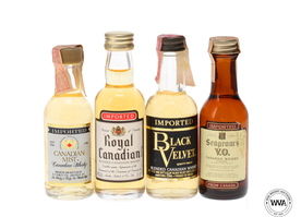 CANADIAN WHISKEY MINIATURES CANADIAN WHISKEY MINIATURES