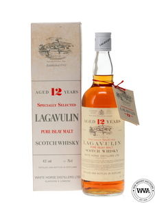 LAGAVULIN 12 YEAR OLD WHITE HORSE 1980 S