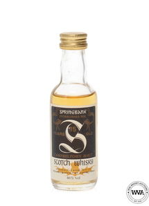 SPRINGBANK 15 YEAR OLD MINIATURE - 1980's SPRINGBANK 15 YEAR OLD MINIATURE - 1980's