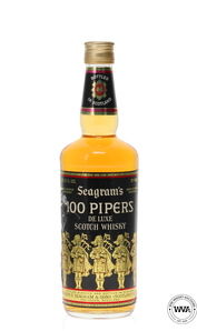 Seagrams 100 Pipers Scotch Whisky 1970 S