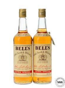 BELLS 1980 s EXTRA SPECIAL OLD SCOTCH WHISKY 2x75cl