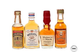 BOURBON WHISKEY MINIATURES BOURBON WHISKEY MINIATURES