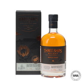 THREE SHIPS 12 YEAR OLD SOUTH AFRICAN SINGLE MALT - MASTER DISTILLER'S PRIVATE COLLECTION