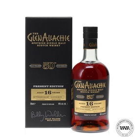 GLENALLACHIE 16 YEAR OLD PRESENT EDITION BILLY WALKER 50TH ANNIVERSARY GLENALLACHIE 16 YEAR OLD PRESENT EDITION BILLY WALKER 50TH ANNIVERSARY