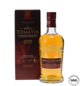 TOMATIN 12 YEAR OLD 2008 COGNAC CASKS