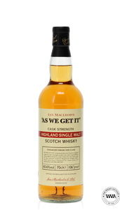 IAN MACLEODS AS WE GET IT HIGHLAND SINGLE MALT