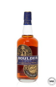 BOULDER COLORADO - STRAIGHT BOURBON WHISKEY BOULDER COLORADO - STRAIGHT BOURBON WHISKEY