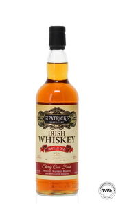 ST PATRICKS 10 YEAR OLD SHERRY CASK FINISH IRISH WHISKEY ST PATRICKS 10 YEAR OLD SHERRY CASK FINISH IRISH WHISKEY