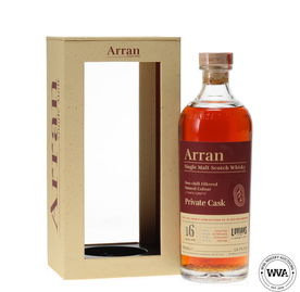 ARRAN 16 YEAR OLD - LUVIANS 150TH OPEN - PRIVATE CASK ARRAN 16 YEAR OLD - LUVIANS 150TH OPEN - PRIVATE CASK