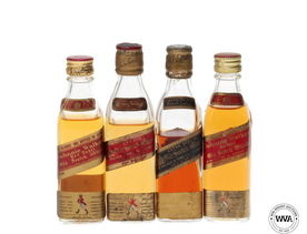 JOHNNIE WALKER WHISKY MINIATURES