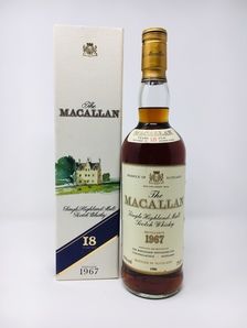 LOT 2441 - THE MACALLAN 18 YEAR OLD 1967 (RESERVE PRICE £2000.00) LOT 2441 - THE MACALLAN 18 YEAR OLD 1967 (RESERVE PRICE £2000.00)