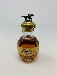 BLANTONS SINGLE BARREL BOURBON MINIATURE BLANTONS SINGLE BARREL BOURBON MINIATURE