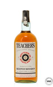 Teachers Highland Cream Scotch Whisky 1970 S 35flozs