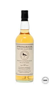 Springbank 10 The Machrihanish Golf Club Private Cask
