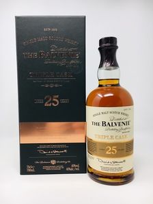 LOT 2535 - BALVENIE 25 YEAR OLD TRIPLE CASK TRAVEL RETAIL EXCLUSIVE (RESERVE PRICE £230.00)