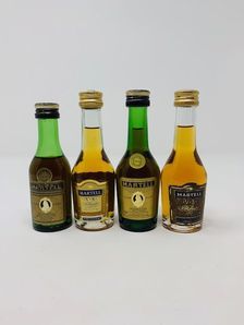 4 X MARTELL COGNAC MINIATURES 3cl 4 X MARTELL COGNAC MINIATURES 3cl