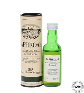 Laphroiag 10 Year Old Pre Royal Warrant Miniature Laphroiag 10 Year Old Pre Royal Warrant Miniature