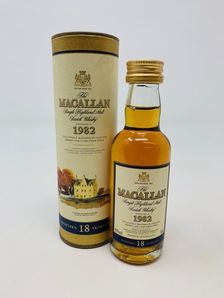 MACALLAN 1982 18 YEAR OLD SHERRY OAK MINIATURE MACALLAN 1982 18 YEAR OLD SHERRY OAK MINIATURE