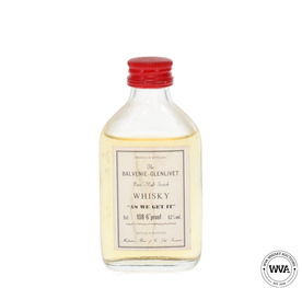 Balvenie Glenlivet "As We Get It" 108.6 Proof Miniature Balvenie Glenlivet "As We Get It" 108.6 Proof Miniature